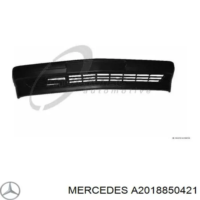 A2018850421 Mercedes listón embellecedor/protector, parachoques delantero