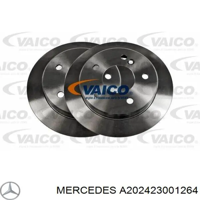 A202423001264 Mercedes disco de freno trasero