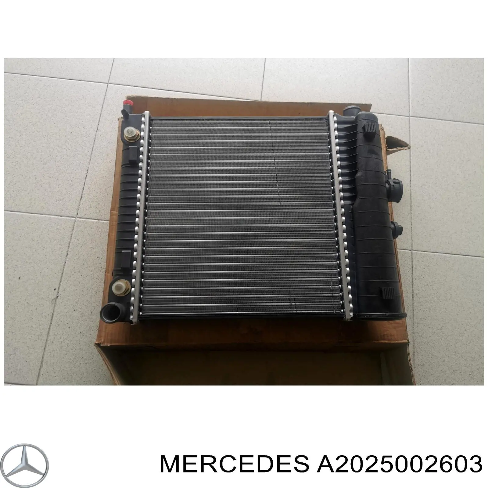 A2025002603 Mercedes radiador refrigeración del motor