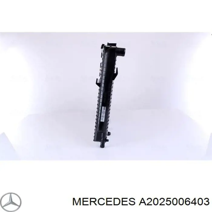 A2025006403 Mercedes radiador refrigeración del motor