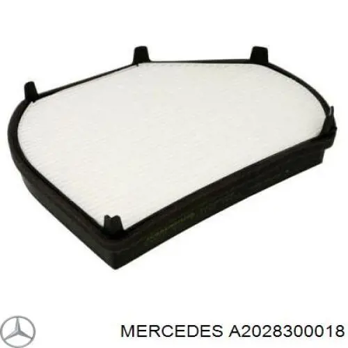 A2028300018 Mercedes filtro de habitáculo