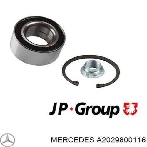 A2029800116 Mercedes cojinete de rueda trasero