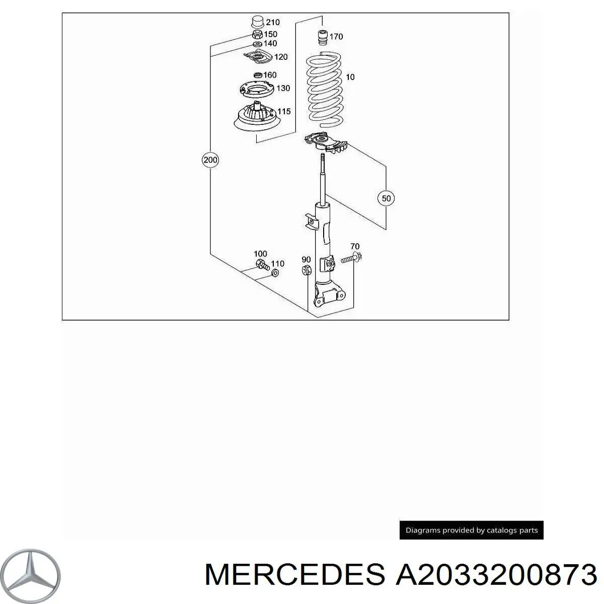 47645 Febi soporte amortiguador delantero