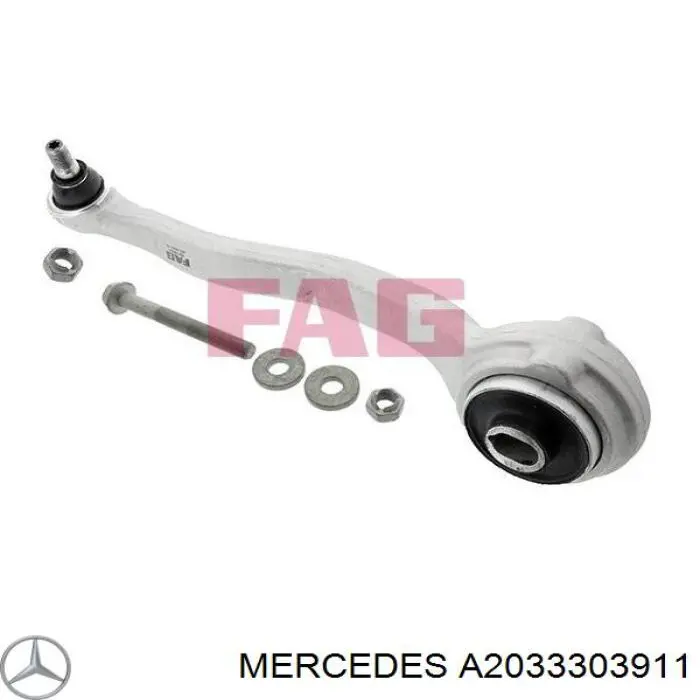 A2033303911 Mercedes barra oscilante, suspensión de ruedas delantera, superior izquierda