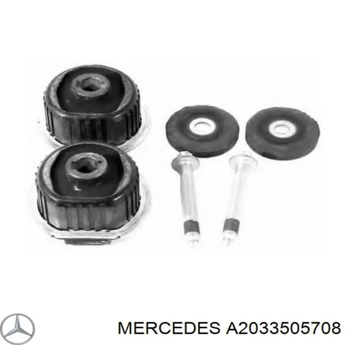  Subchasis trasero soporte motor para Mercedes CLK C209