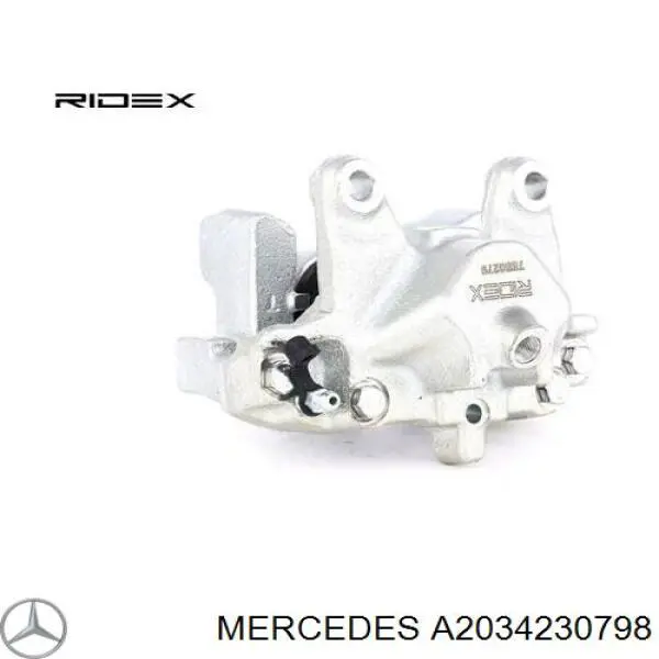 A2034230798 Mercedes pinza de freno trasera izquierda