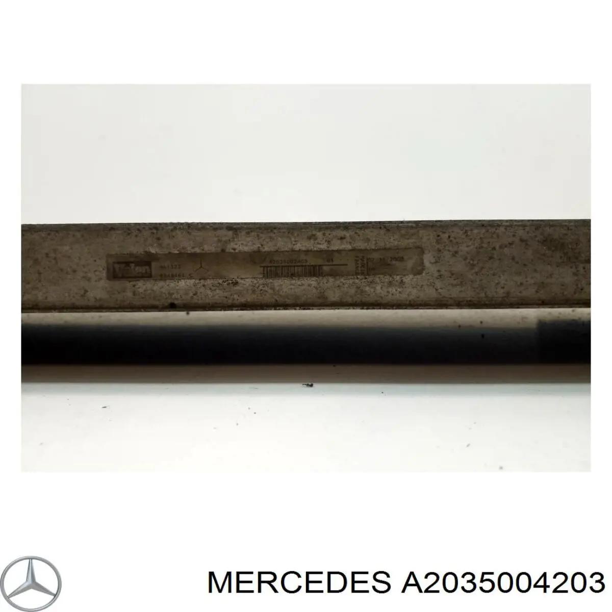 A2035004203 Mercedes radiador refrigeración del motor