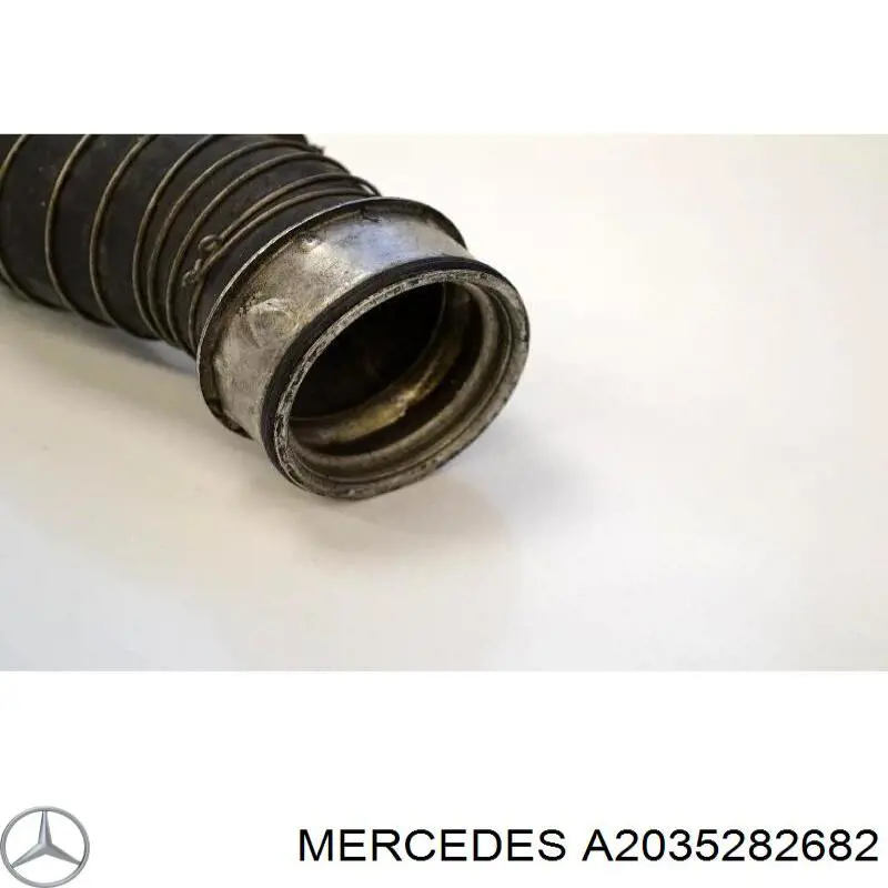 2035282682 Mercedes tubo flexible de aire de sobrealimentación izquierdo