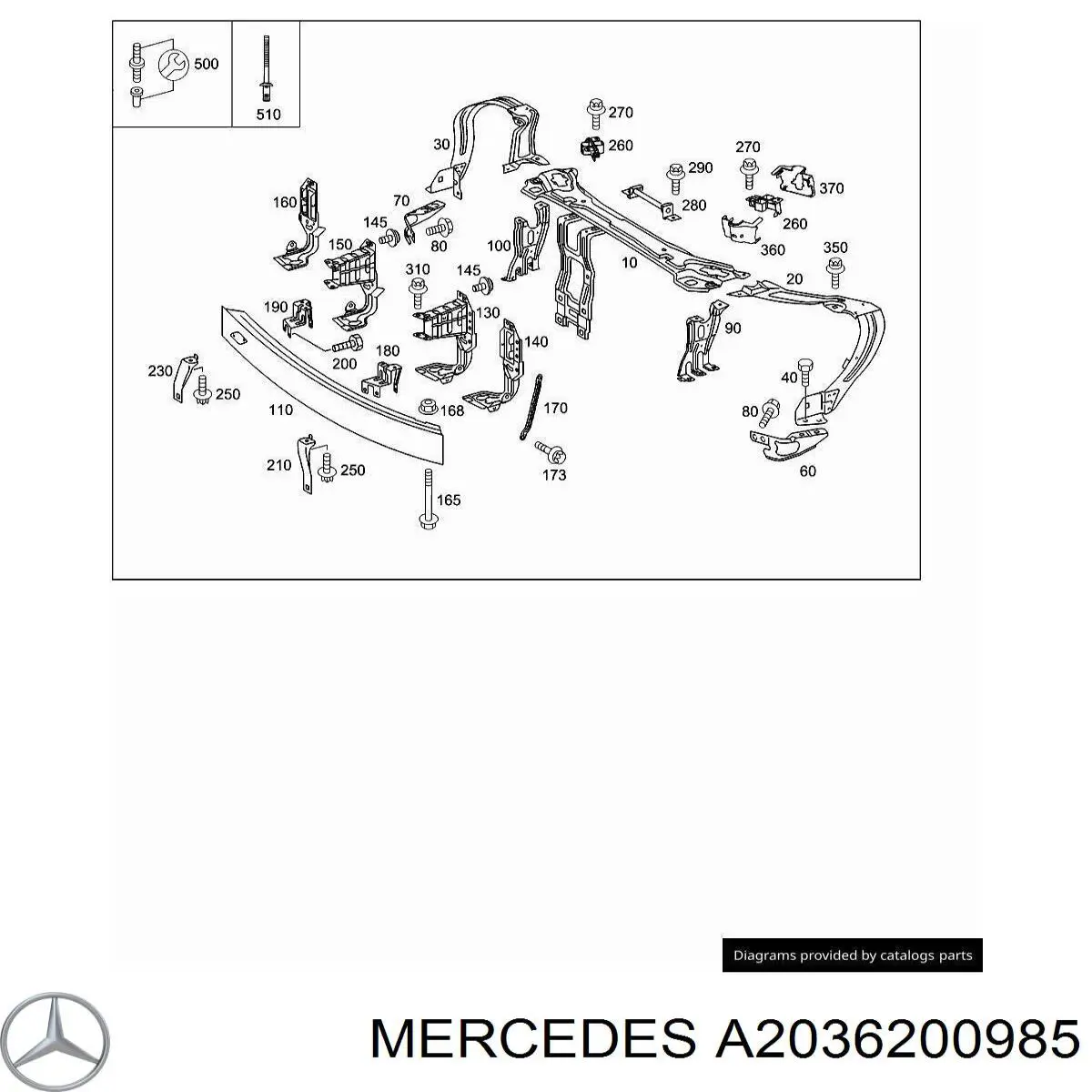 A2036200985 Mercedes 