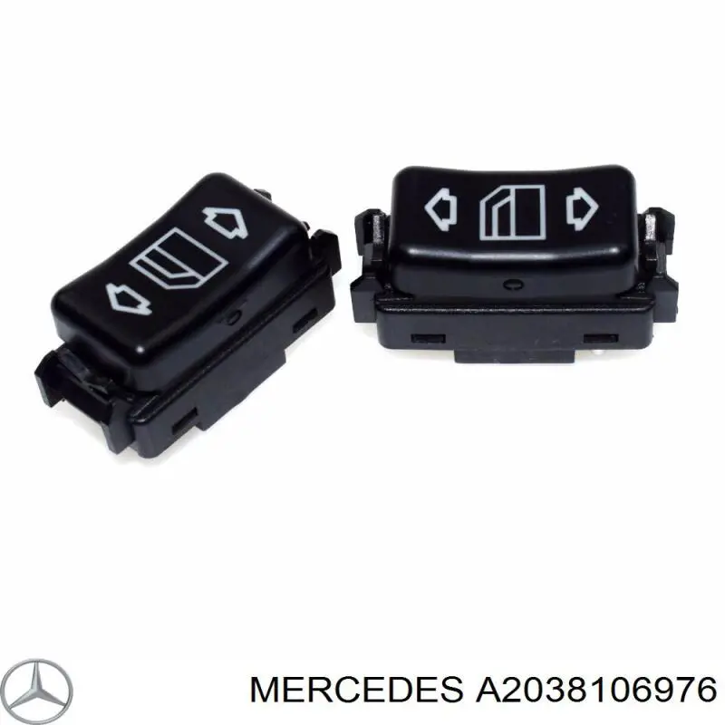 A2038106976 Mercedes espejo retrovisor izquierdo