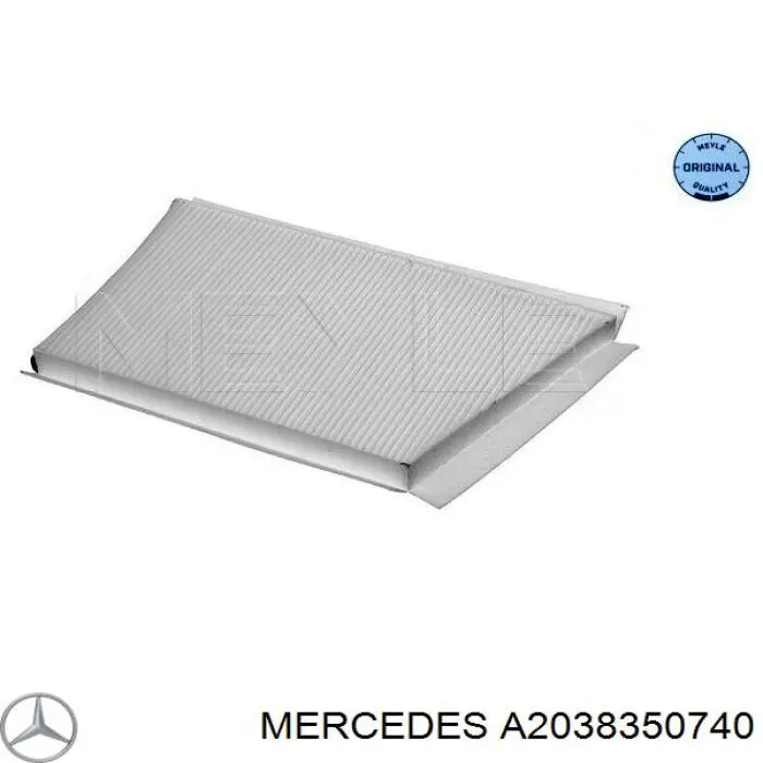  Marco de filtro de habitáculo para Mercedes CLK C209