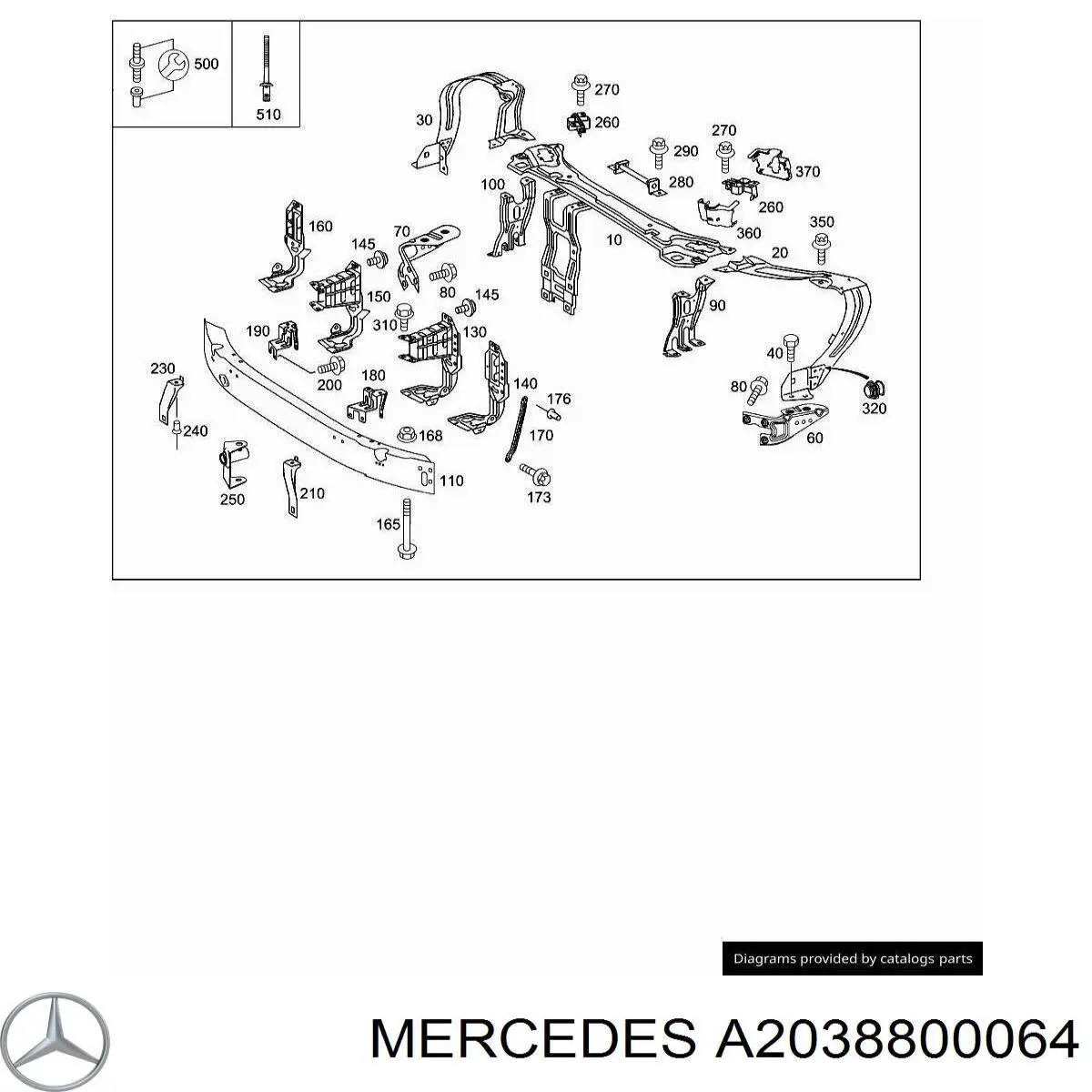 A2038800064 Mercedes 