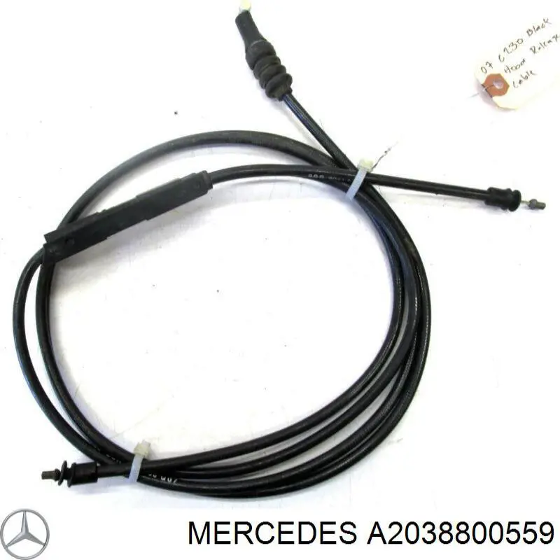  Tirador del cable del capó trasero para Mercedes C W203