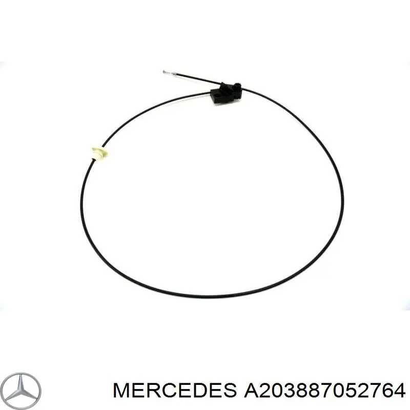 A2038870527 Mercedes asa, desbloqueo capó