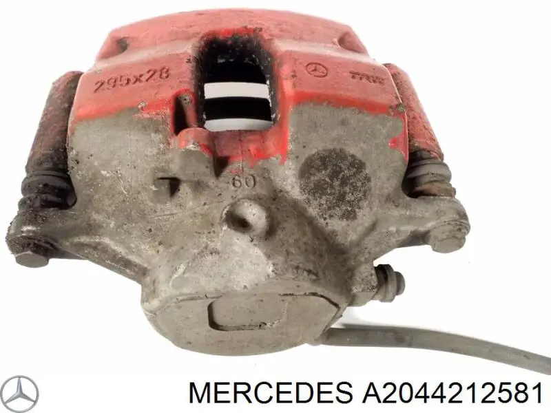 A2044212581 Mercedes pinza de freno delantera izquierda