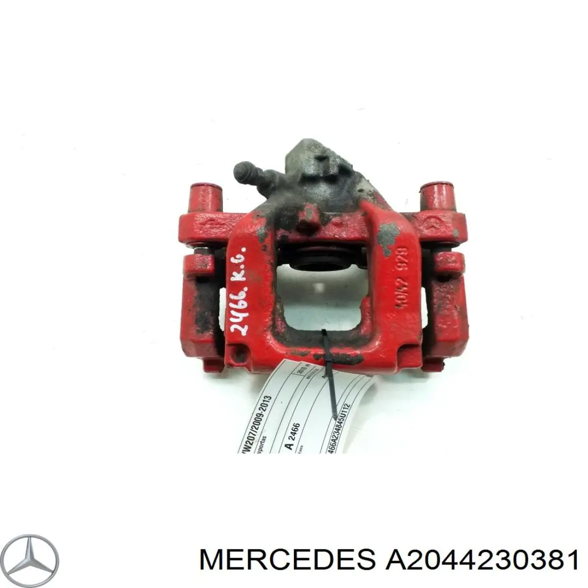 2044230381 Mercedes pinza de freno trasera izquierda