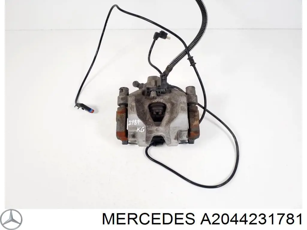 2044231781 Mercedes pinza de freno trasera izquierda