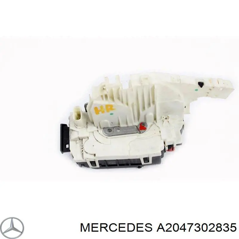 A2047302835 Mercedes cerradura de puerta trasera derecha