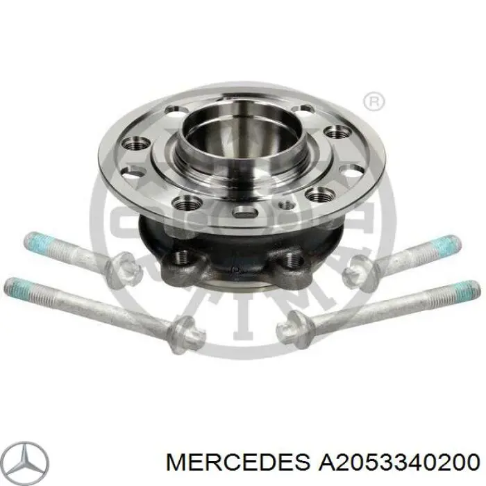 A2053340200 Mercedes cubo de rueda delantero