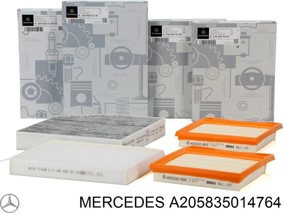 A205835014764 Mercedes filtro de habitáculo