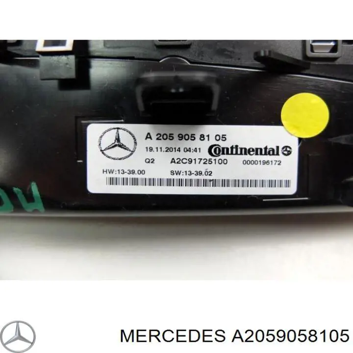  Unidad de control, calefacción/ventilacion para Mercedes GLC X253