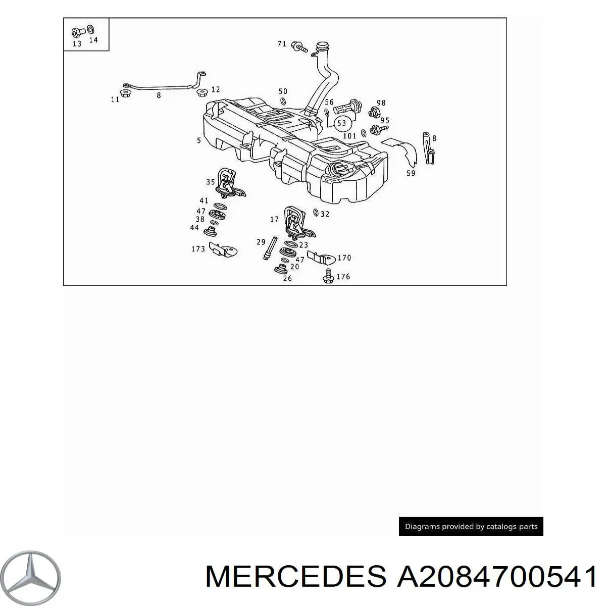  Módulo alimentación de combustible para Mercedes C W202