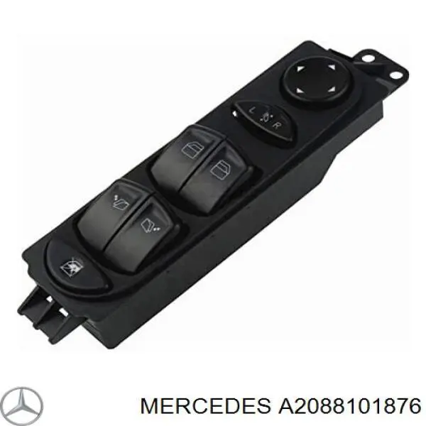  Espejo retrovisor derecho para Mercedes CLK C208