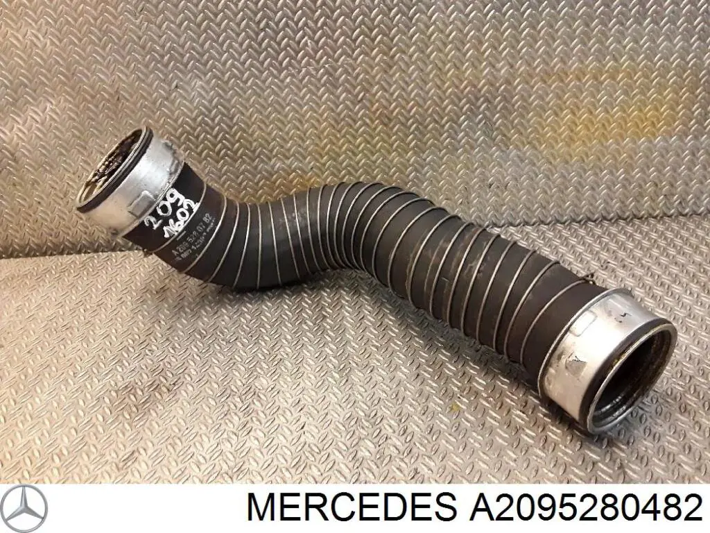  Tubo flexible de aire de sobrealimentación derecho para Mercedes CLK C209