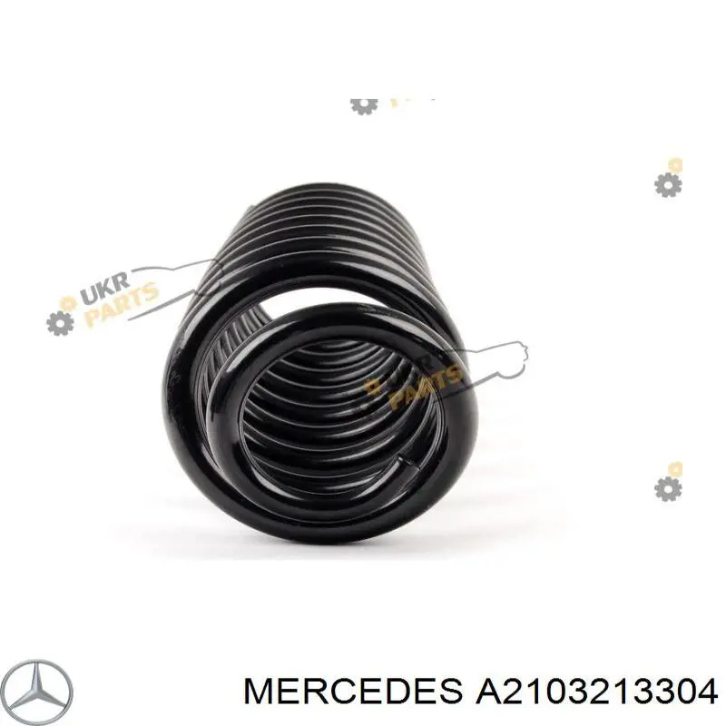 A2103213304 Mercedes muelle de suspensión eje delantero