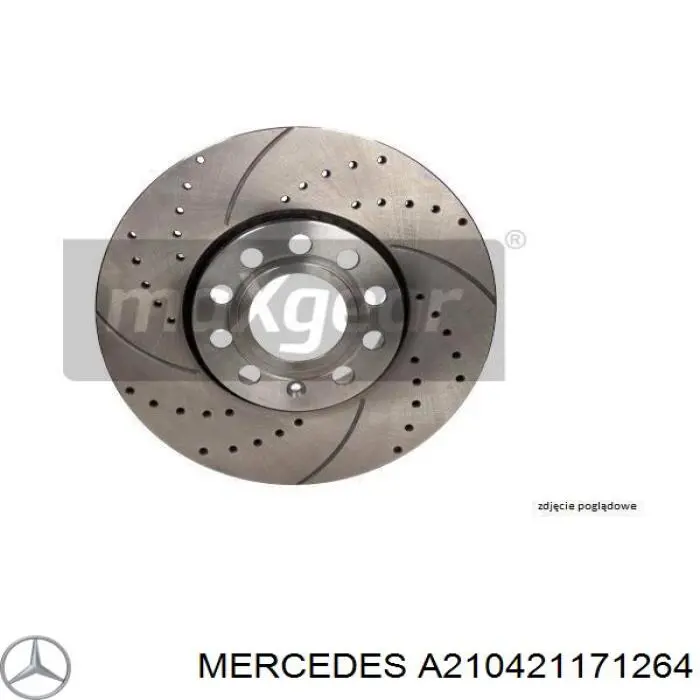 A210421171264 Mercedes freno de disco delantero