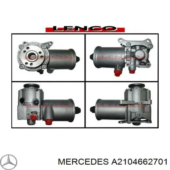 A2104662701 Mercedes bomba hidráulica de dirección