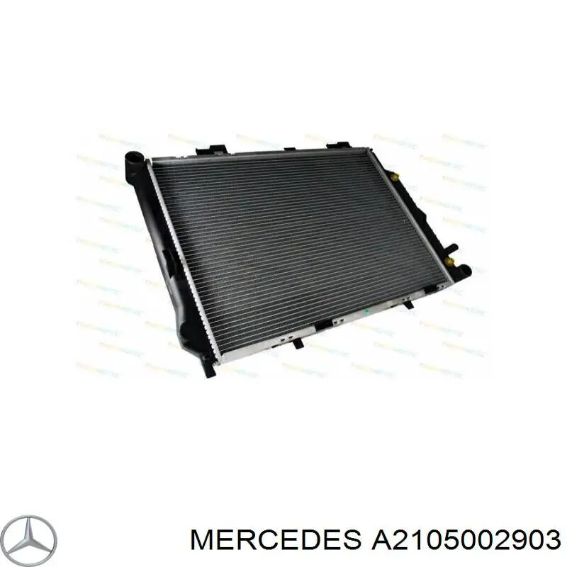 A2105002903 Mercedes radiador refrigeración del motor