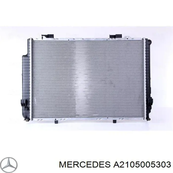 A2105005303 Mercedes radiador refrigeración del motor