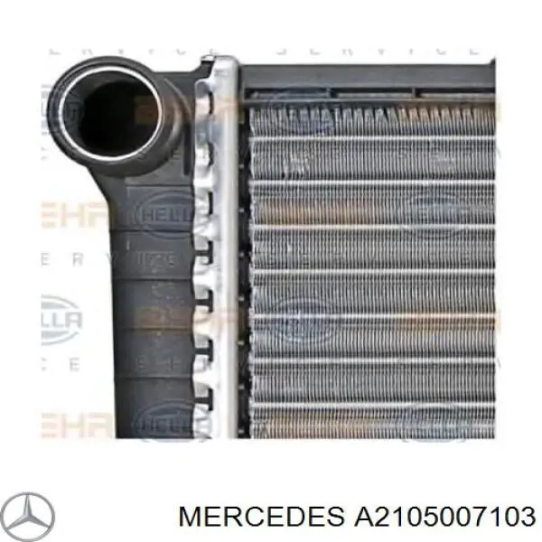 A2105007103 Mercedes radiador refrigeración del motor