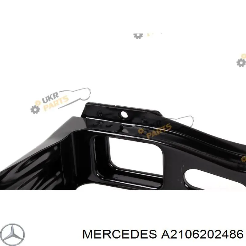  Soporte de radiador inferior (panel de montaje para foco) para Mercedes E S210