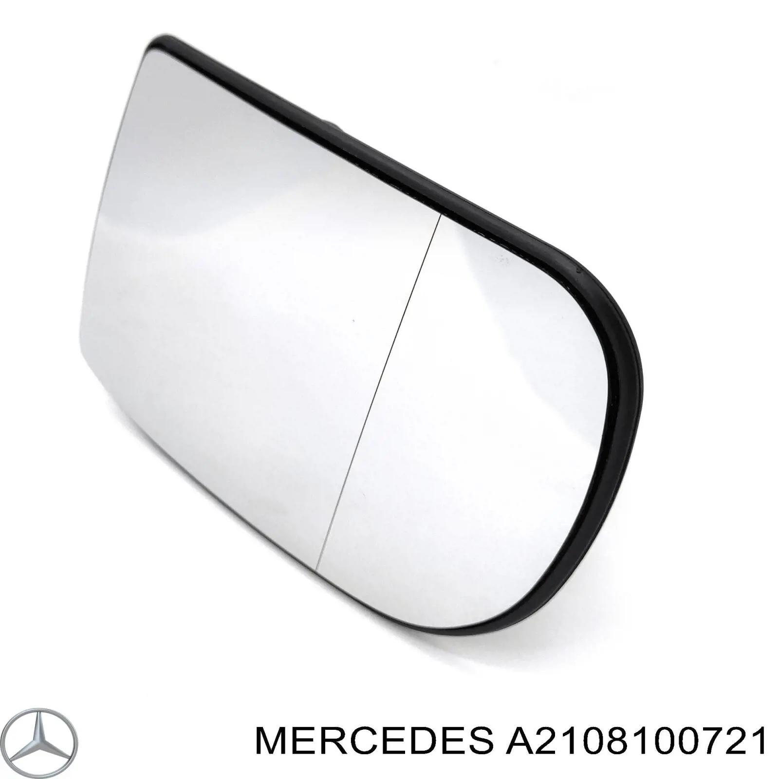 A2108100721 Mercedes cristal de espejo retrovisor exterior izquierdo