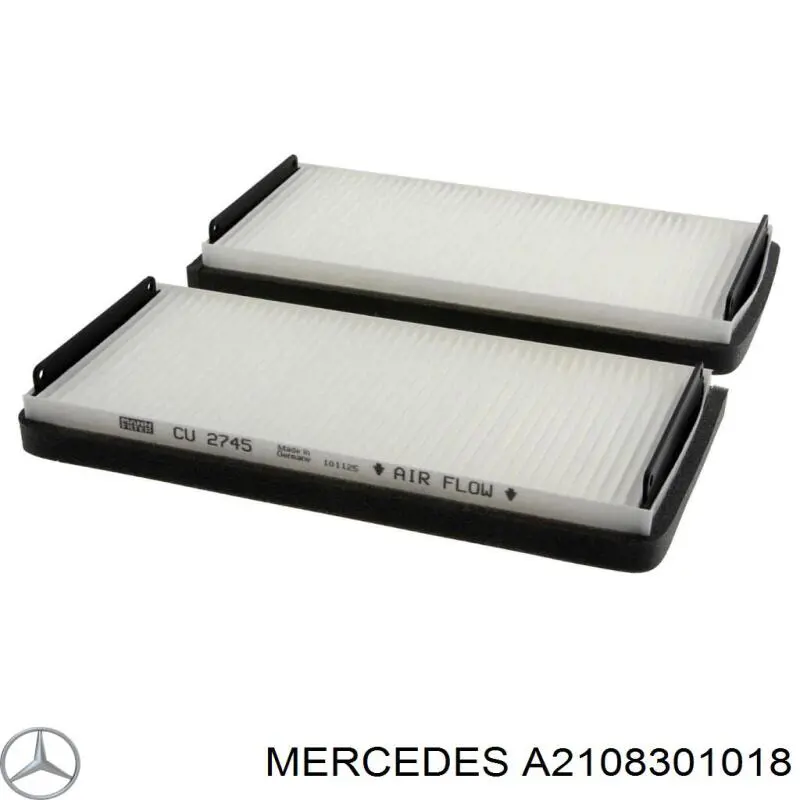 A2108301018 Mercedes filtro de habitáculo