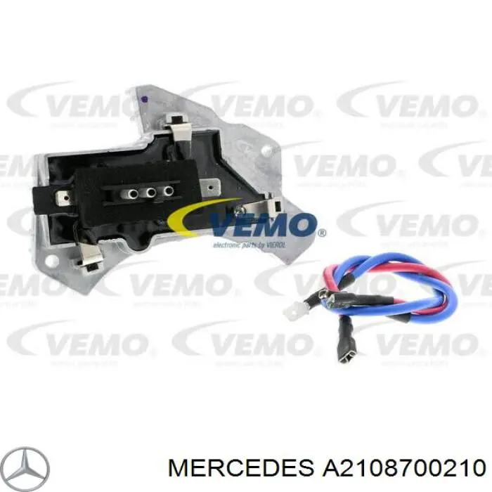 A2108700210 Mercedes resitencia, ventilador habitáculo