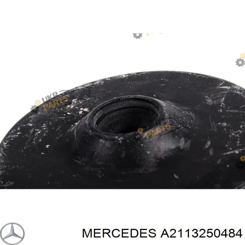 2113250484 Mercedes caja de muelle, eje trasero, arriba