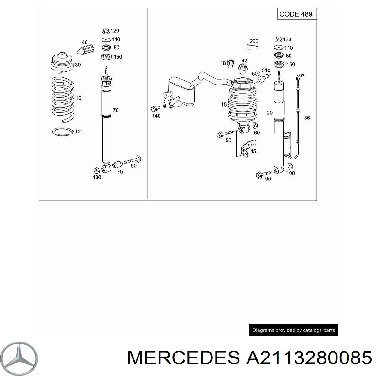 A2113280085 Mercedes 