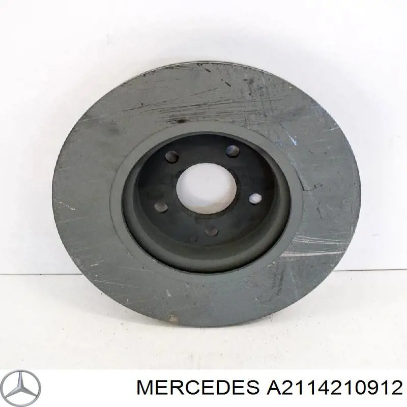 A2114210912 Mercedes freno de disco delantero