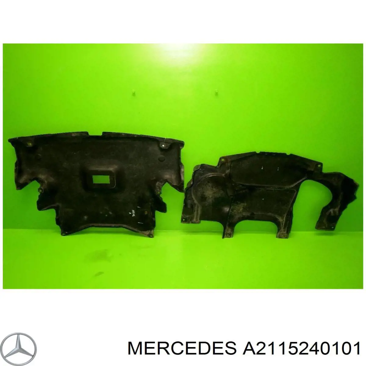 A2115240101 Mercedes protección motor /empotramiento