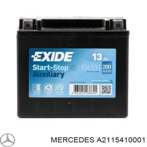 A2115410001 Mercedes batería de arranque