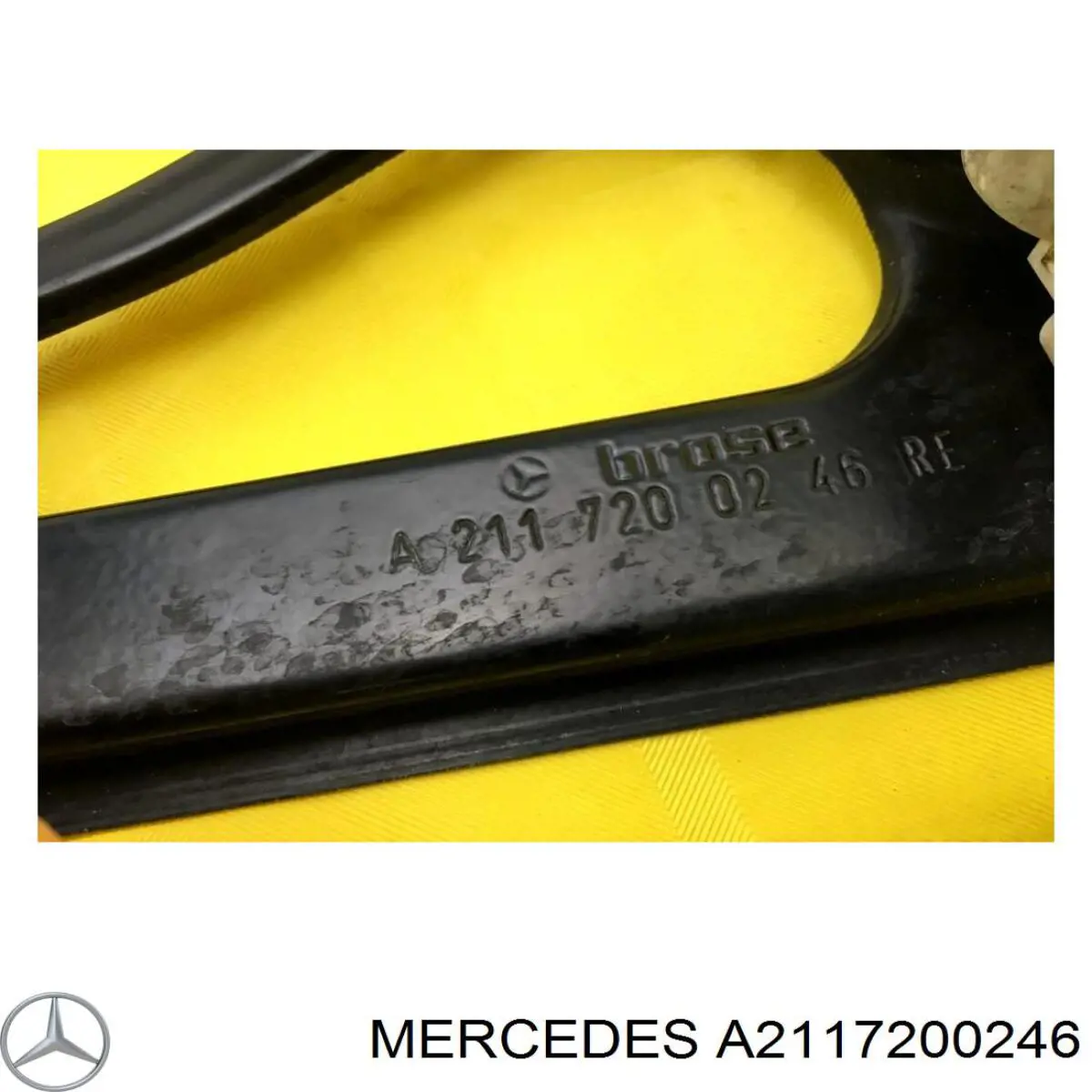 A2117200246 Mercedes mecanismo de elevalunas, puerta delantera derecha