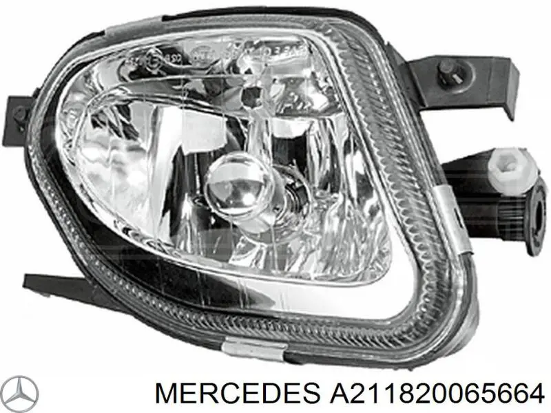 A211820065664 Mercedes faro antiniebla derecho