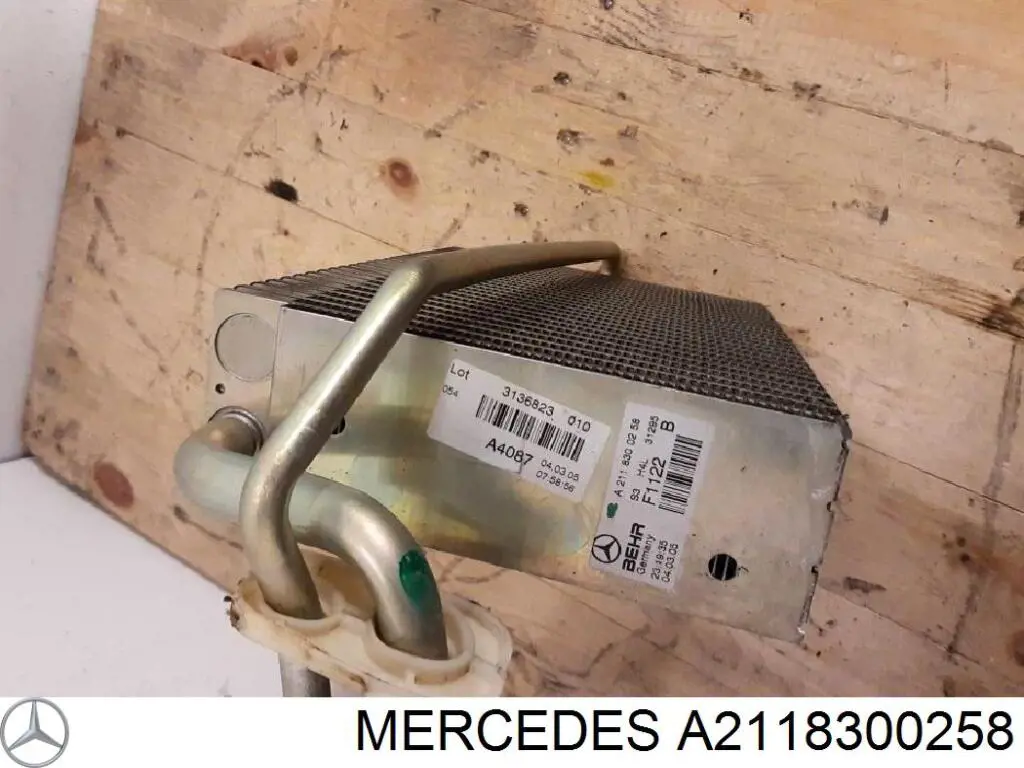 A2118300258 Mercedes evaporador, aire acondicionado