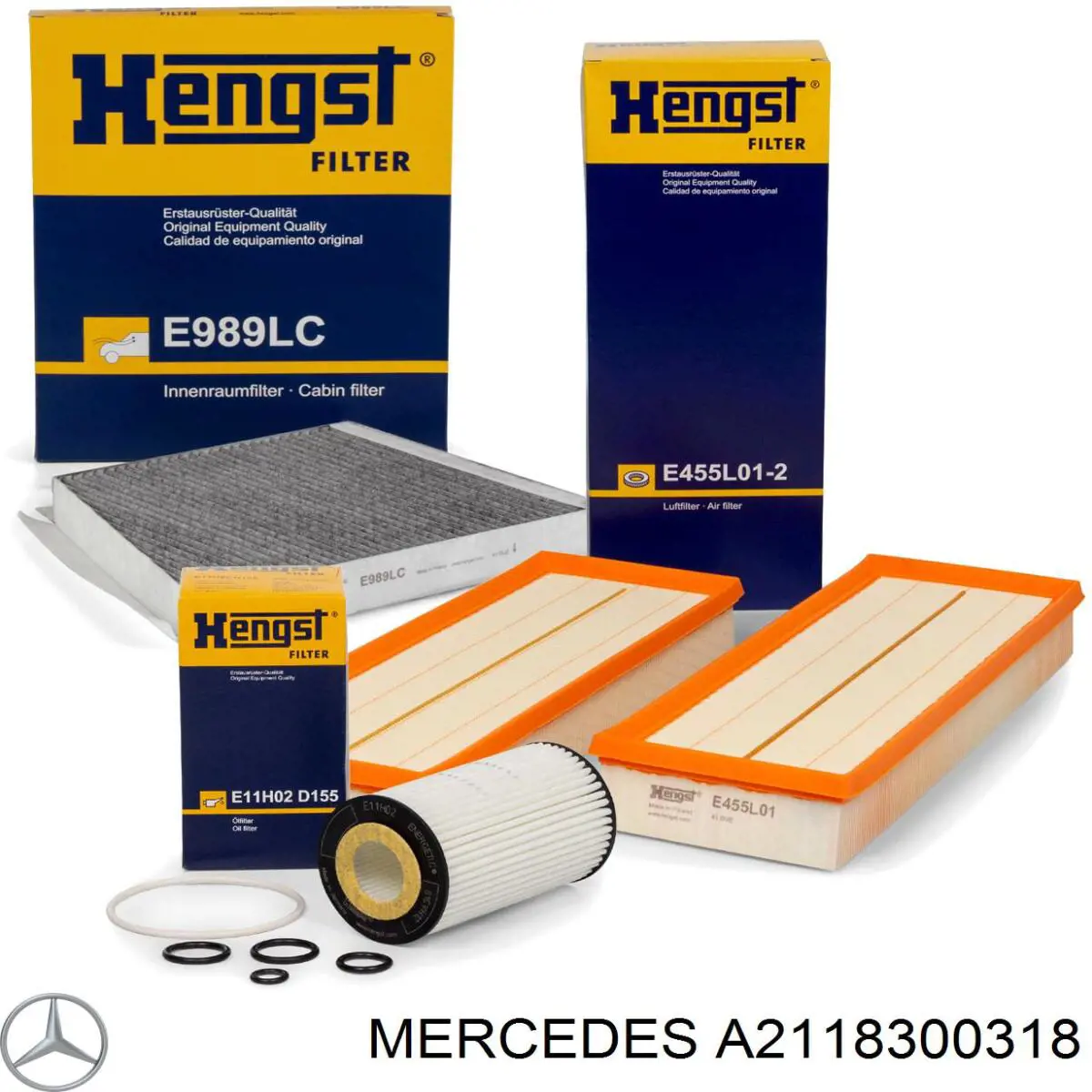 A2118300318 Mercedes filtro de habitáculo