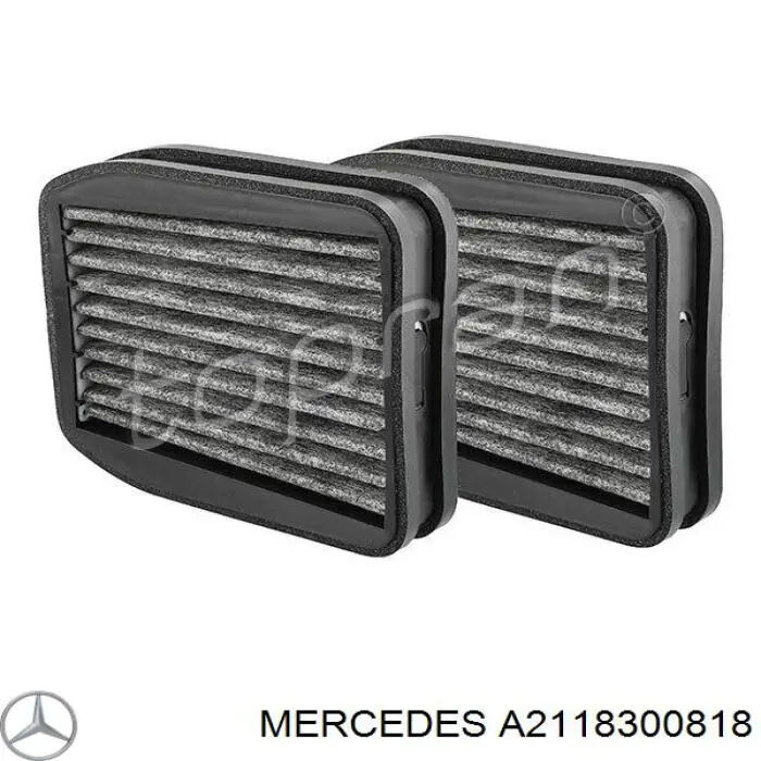 A2118300818 Mercedes filtro de habitáculo