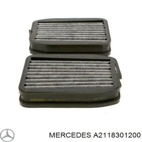 A2118301200 Mercedes filtro de habitáculo