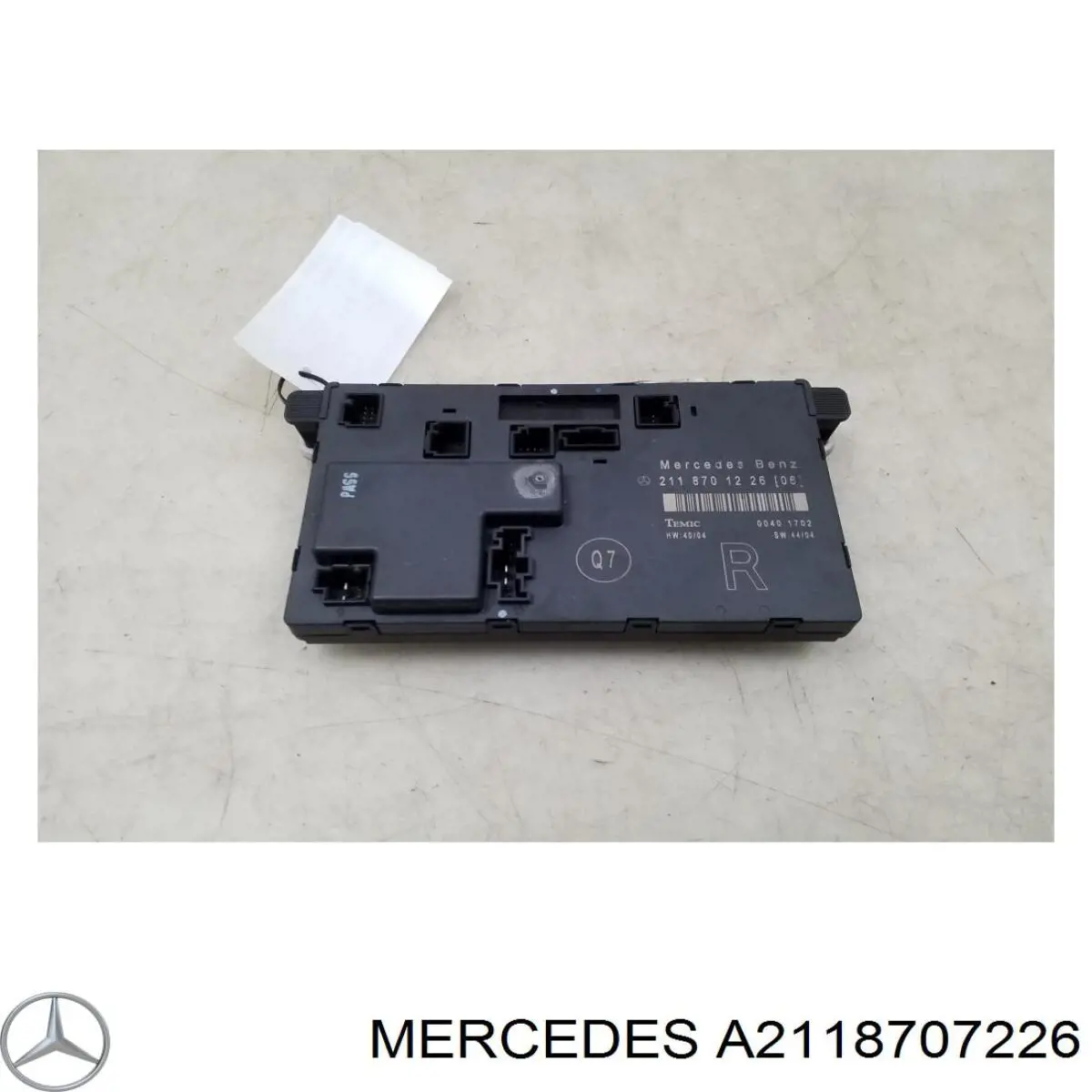 A2118707226 Mercedes bloque confort